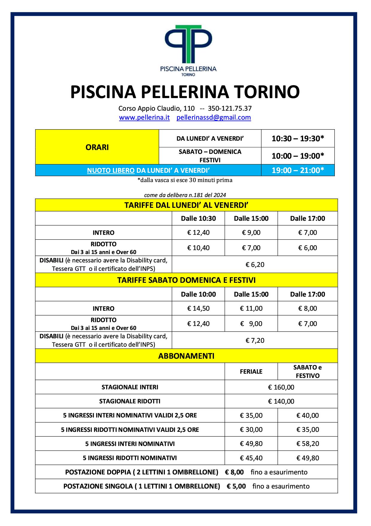 VOLANTINO 2025 PELLERINA